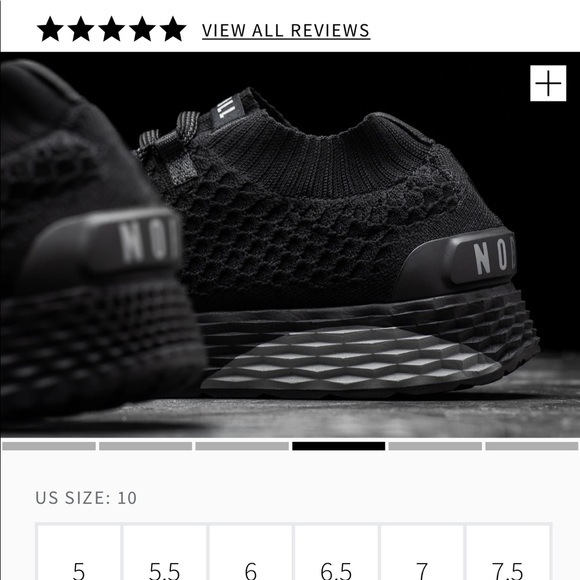 No Bull Black on Black Knit Runners M10/W11.5 - Picture 3 of 9